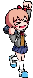 Sticker from Sayori FNF