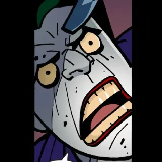 😦 emoji only joker Telegram sticker 19 of 97