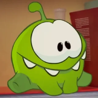 🙃 emoji Om Nom | Cut The Rope Telegram sticker 23 of 56