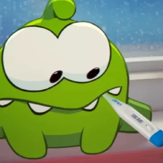 🤒 emoji Om Nom | Cut The Rope Telegram sticker 14 of 56