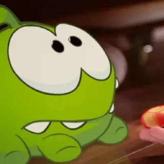 🙁 emoji Om Nom | Cut The Rope Telegram sticker 8 of 56