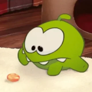 😳 emoji Om Nom | Cut The Rope Telegram sticker 21 of 56