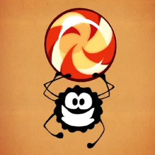 🕷 emoji Om Nom | Cut The Rope Telegram sticker 5 of 56