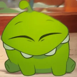 😶 emoji Om Nom | Cut The Rope Telegram sticker 13 of 56