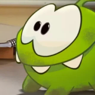🙃 emoji Om Nom | Cut The Rope Telegram sticker 19 of 56