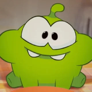 😋 emoji Om Nom | Cut The Rope Telegram sticker 9 of 56