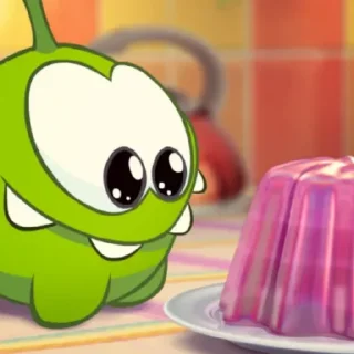🥺 emoji Om Nom | Cut The Rope Telegram sticker 11 of 56