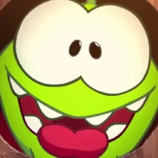 🙂 emoji Om Nom | Cut The Rope Telegram sticker 7 of 56