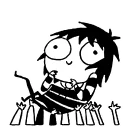 Sticker from sarah scribbles
