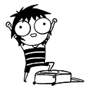 Sticker from sarah scribbles