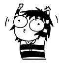 Sticker from sarah scribbles