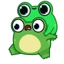 🏃‍♂ emoji Жабка (@TgSticker) Telegram sticker 9 of 20