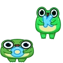 👌 emoji Жабка (@TgSticker) Telegram sticker 10 of 20