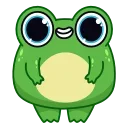 😏 emoji Жабка (@TgSticker) Telegram sticker 15 of 20