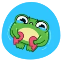 💔 emoji Жабка (@TgSticker) Telegram sticker 13 of 20