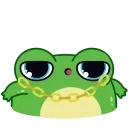 😎 emoji Жабка (@TgSticker) Telegram sticker 18 of 20