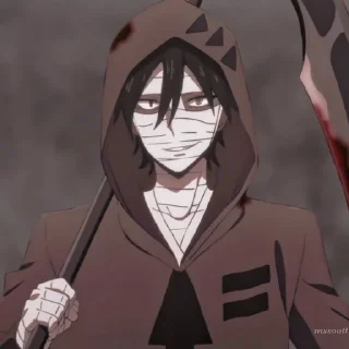 Sticker from Angels of Death.