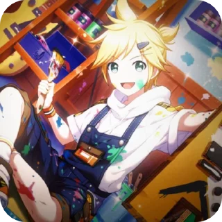 🌟 emoji ⌗Kagamine Len || 鏡音レン Telegram sticker 19 of 45