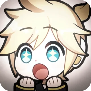 🌟 emoji ⌗Kagamine Len || 鏡音レン Telegram sticker 6 of 45