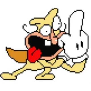 🖕 emoji Pizza Tower Lobotomy. @HarkenTheAngel Telegram sticker 2 of 114