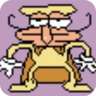 😐 emoji Pizza Tower Lobotomy. @HarkenTheAngel Telegram sticker 7 of 114