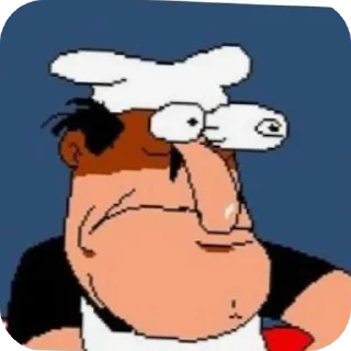😐 emoji Pizza Tower Lobotomy. @HarkenTheAngel Telegram sticker 22 of 114