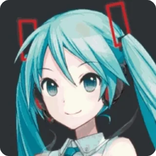 👹 emoji Hatsune miku Telegram sticker 23 of 34