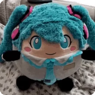 👊 emoji Hatsune miku Telegram sticker 20 of 34