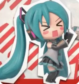 🫣 emoji Hatsune miku Telegram sticker 24 of 34