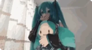 🧸 emoji Hatsune miku Telegram sticker 18 of 34
