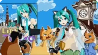 🐱 emoji Hatsune miku Telegram sticker 21 of 34