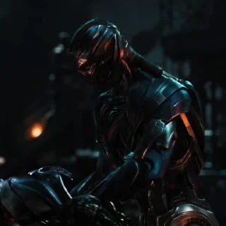 😢 emoji Ultron | by @WBW_Stickers Telegram sticker 23 of 40