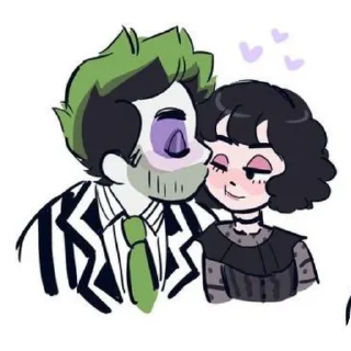 😘 emoji ♫☆Beetlejuice☆♫ Telegram sticker 23 of 36