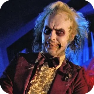 🤨 emoji ♫☆Beetlejuice☆♫ Telegram sticker 14 of 36