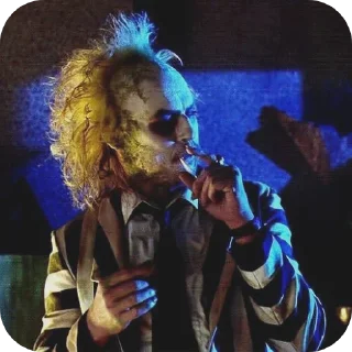 🤔 emoji ♫☆Beetlejuice☆♫ Telegram sticker 19 of 36
