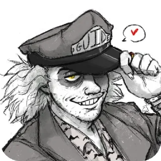 ❤ emoji ♫☆Beetlejuice☆♫ Telegram sticker 21 of 36