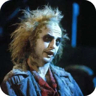 🤨 emoji ♫☆Beetlejuice☆♫ Telegram sticker 8 of 36
