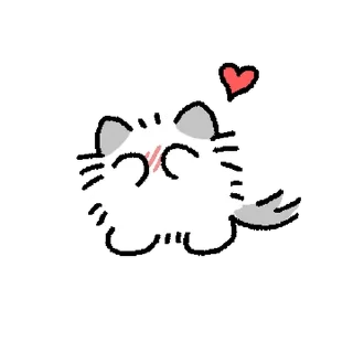 ❤️ emoji котик ୨୧ @softsticks Telegram sticker 13 of 32