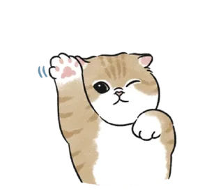 🤍 emoji котик ୨୧ @softsticks Telegram sticker 8 of 32