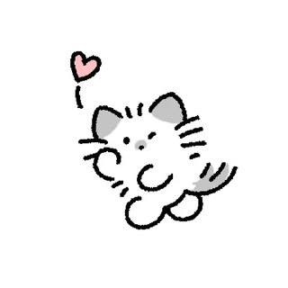 ❤️ emoji котик ୨୧ @softsticks Telegram sticker 8 of 32