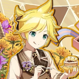 Sticker from ☆'Kagamine Len @shionwe ⊹ ᮫࣭﹆ֹ