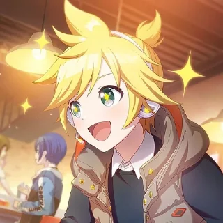 Sticker from ☆'Kagamine Len @shionwe ⊹ ᮫࣭﹆ֹ