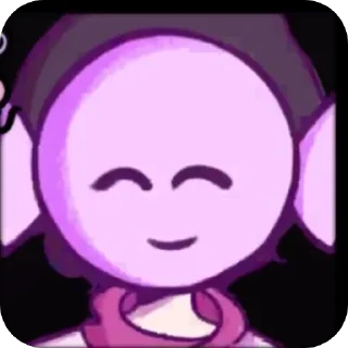 🙂 emoji Sunday🍬🪻 made by @Dinsidelol Telegram sticker 3 of 21