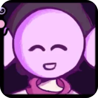 🙂 emoji Sunday🍬🪻 made by @Dinsidelol Telegram sticker 2 of 21