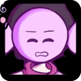 😩 emoji Sunday🍬🪻 made by @Dinsidelol Telegram sticker 11 of 21