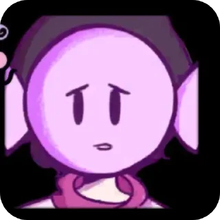 😞 emoji Sunday🍬🪻 made by @Dinsidelol Telegram sticker 9 of 21