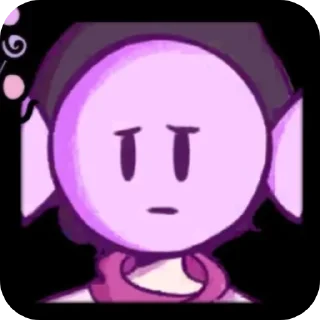 😞 emoji Sunday🍬🪻 made by @Dinsidelol Telegram sticker 8 of 21