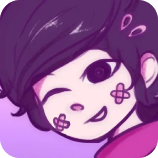 😉 emoji Sunday🍬🪻 made by @Dinsidelol Telegram sticker 13 of 21