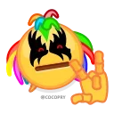 😛 emoji Знаю, выглядит странно, но и смешно Telegram sticker 14 of 39