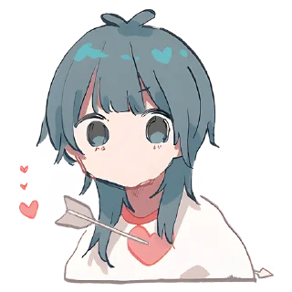 💘 emoji Медуза-тян @Nyasticks Telegram sticker 6 of 41